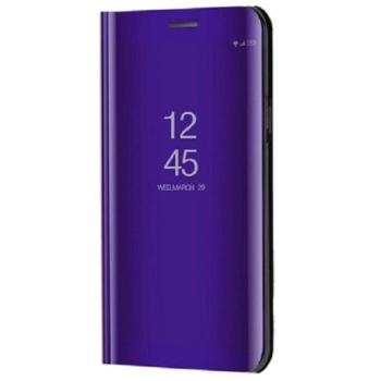 Samsung Galaxy A73 5G SM-A736B, Oldalra nyíló tok, hívás mutatóval, Smart View Cover, lila (utángyártott) kép