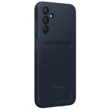 Samsung Galaxy Card Slot A15 4G/5G kártyatartós gyári hátlap tok, kártyatartós gyári hátlap tok, kék/fekete kép