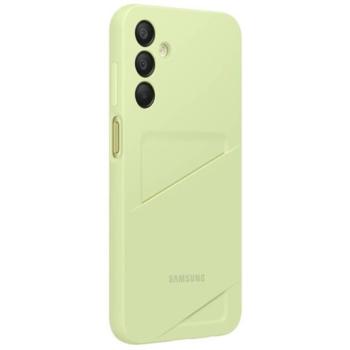 Samsung Galaxy Card Slot A15 4G/5G kártyatartós gyári hátlap tok, lime/zöld kép