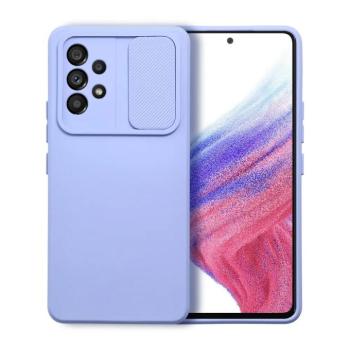 Samsung Galaxy F23 / M23 hátlap tok, TPU tok, kamera védővel, lila, SM-F236, SM-M236, Slide kép