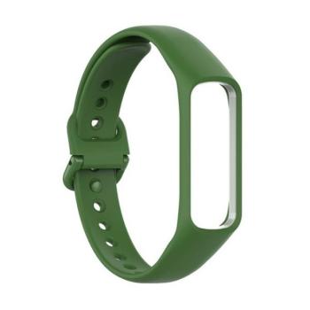 Samsung Galaxy Fit 2 SM-R220, szilikon pótszíj, állítható, sötétzöld kép