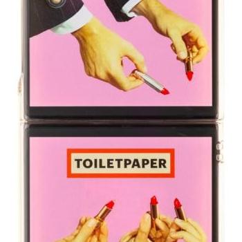 Samsung Galaxy Flip4 Toiletpaper rúzs mintás gyári tok, rózsaszín (GP-FPF721HICPY) kép