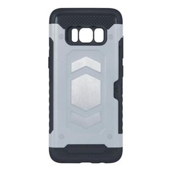 Samsung Galaxy J6 Plus ütésálló hátlap tok, mágneses, ezüst, SM-J610, Defender Magnetic kép