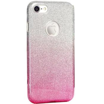 Samsung Galaxy M31 SM-M315F, Szilikon tok, csillogó, Forcell Shining, vörösarany/ezüst kép