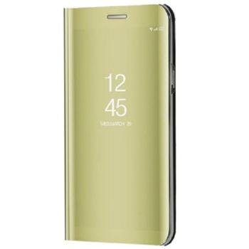 Samsung Galaxy M31s SM-M317F, Oldalra nyíló tok, hívás mutatóval, Smart View Cover, arany (utángyártott) kép