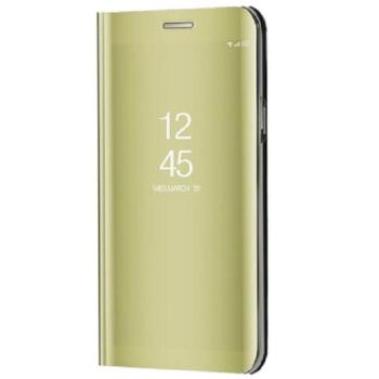 Samsung Galaxy M32 4G SM-M325F, Oldalra nyíló tok, hívás mutatóval, Smart View Cover, arany (utángyártott) kép