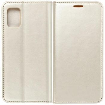 Samsung Galaxy M51 SM-M515F, Oldalra nyíló tok, stand, Magnet Book, arany kép