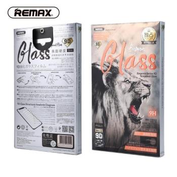 Samsung Galaxy Note 10 előlapi üvegfólia, 9D, fekete, 0,22mm, SM-N970, Remax GL-32 kép