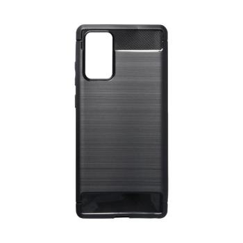 Samsung Galaxy Note 20 szilikon tok, fekete, SM-N980, Carbon fiber kép