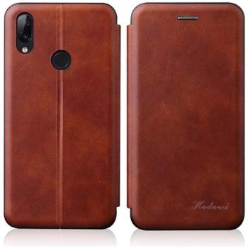 Samsung Galaxy S20 / S20 5G SM-G980 / G981, oldalra nyíló tok, barna kép