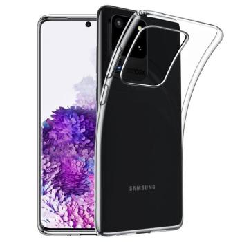Samsung Galaxy S20 Ultra 5G SM-G988, Szilikon tok, ultravékony, közepesen ütésálló, légpárnás sarok, ESR Essential Zero, átlátszó kép
