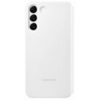 Samsung Galaxy S22+ Clear View Cover, gyári flip tok, fehér, EF-ZS906CW kép