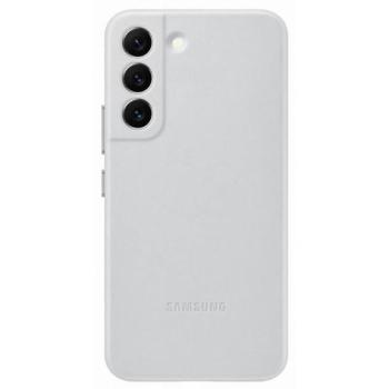 Samsung Galaxy S22 Leather Cover, gyári bőr tok, szürke, EF-VS901LJ kép