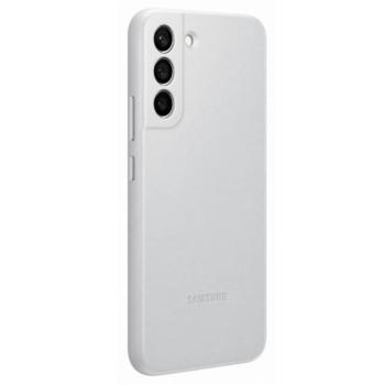 Samsung Galaxy S22+ Leather Cover, gyári bőr tok, szürke, EF-VS906LJ kép