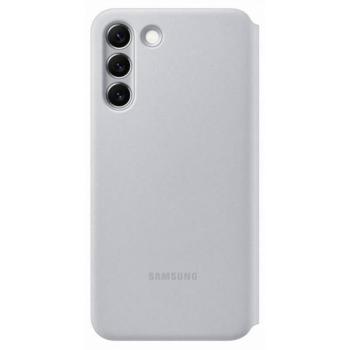 Samsung Galaxy S22+ LED View Cover, gyári flip tok, szürke, EF-NS906PJ Csomagolássérült kép