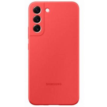 Samsung Galaxy S22+ Silicone Cover, gyári szilikon tok, piros, EF-PS906TP Csomagolássérült kép