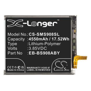 Samsung Galaxy S22 Ultra 5G SM-S908, Akkumulátor, 4550 mAh, Li-Polymer, Cameron Sino, kompatibilis kép