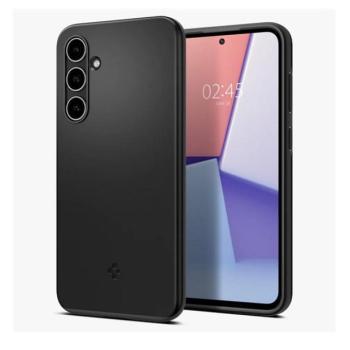 Samsung Galaxy S23 FE SM-S711, Műanyag hátlap védőtok, Spigen Thin Fit, fekete kép