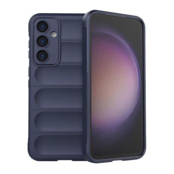 Samsung Galaxy S23 FE SM-S711, Szilikon tok, közepesen ütésálló, 3D minta, sötétkék kép