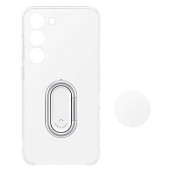 Samsung Galaxy S23 Plus SM-S916, Műanyag hátlap védőtok, ultravékony, telefontartó gyűrű, Clear Gadget, átlátszó, gyári kép