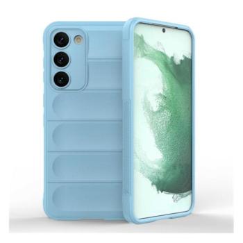 Samsung Galaxy S23 Plus SM-S916, Szilikon tok, közepesen ütésálló, 3D minta, világoskék kép