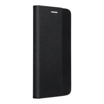 Samsung Galaxy S23 Plus telefon tok, könyvtok, oldalra nyíló tok, mágnesesen záródó, SM-S916, fekete, Sensitive Book kép