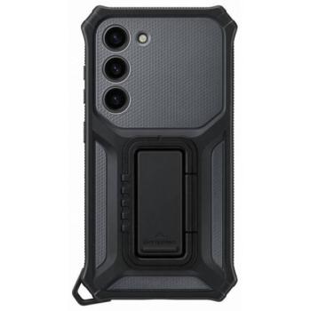 Samsung Galaxy S23 Rugged Gadget, gyári szilikon tok, titán, EF-RS911CB kép