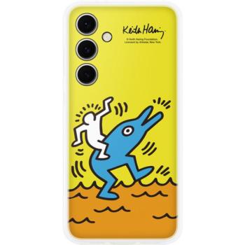 Samsung Galaxy S24 FE gyári Flipsuit tok, sárga kép