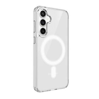 Samsung Galaxy S24 FE SM-S721, Szilikon tok, közepesen ütésálló, légpárnás sarok, Magsafe kompatibilis, átlátszó kép