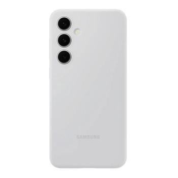 Samsung Galaxy S24 FE SM-S721, Szilikon tok, világosszürke, gyári kép