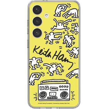 Samsung Galaxy S24+ Keith Haring Dance gyári tok, sárga kép