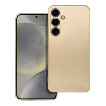 Samsung Galaxy S24 Plus hátlap tok, TPU tok, arany, SM-S926, Metallic kép