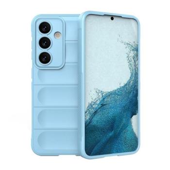 Samsung Galaxy S24 Plus SM-S926, Szilikon tok, közepesen ütésálló, 3D minta, világoskék kép