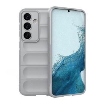 Samsung Galaxy S24 Plus SM-S926, Szilikon tok, közepesen ütésálló, 3D minta, világosszürke kép