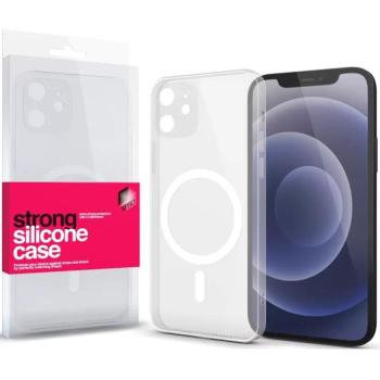 Samsung Galaxy S24 Plus SM-S926, Szilikon tok, műanyag hátlappal, Magsafe töltővel kompatibilis, Xprotector Strong Magsafe, átlátszó kép