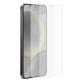 Samsung Galaxy S24 SM-S921, Kijelzővédő fólia (az íves részre nem hajlik rá!), Clear Prémium, gyári, 2 db / csomag kép