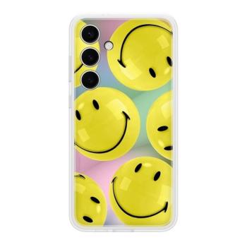 Samsung Galaxy S24 SM-S921, Műanyag hátlap védőtok, cserélhető hátlap, Flip Suit, sárga, gyári kép