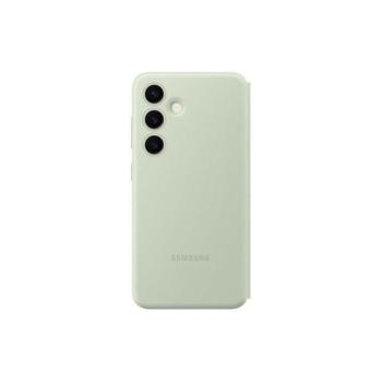Samsung Galaxy S24 Smart View Wallet gyári hátlap tok, világoszöld kép
