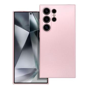 Samsung Galaxy S24 Ultra hátlap tok, TPU tok, rózsaszín, SM-S928, Metallic kép