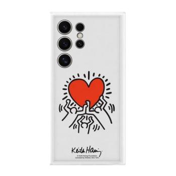 Samsung Galaxy S24 Ultra SM-S928, Műanyag hátlap védőtok, cserélhető hátlap, Flip Suit, fehér, gyári kép