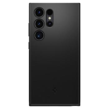 Samsung Galaxy S24 Ultra SM-S928, Műanyag hátlap védőtok, Spigen Thin Fit, fekete kép
