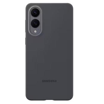 Samsung Galaxy S25 Edge Silicone Cover, gyári szilikon tok, fekete kép