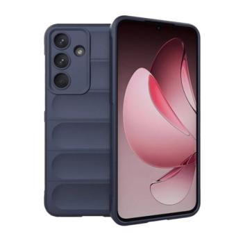 Samsung Galaxy S25 FE SM-S731, Szilikon tok, közepesen ütésálló, 3D minta, sötétkék kép