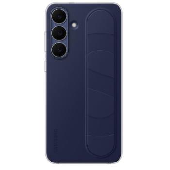 Samsung Galaxy S25 FE Standing Grip gyári hátlap tok, sötétkék kép