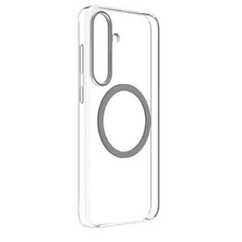 Samsung Galaxy S25+ mágneses gyári tok, átlátszó (Új, Csomagolássérült) kép