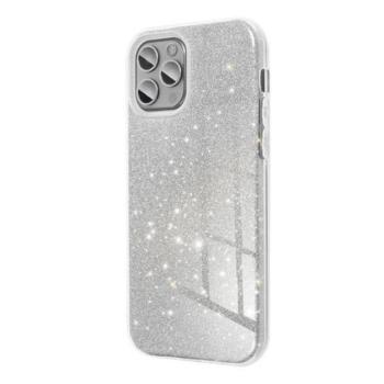 Samsung Galaxy S25 Plus csillámos hátlap tok, silver kép
