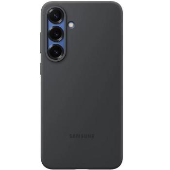 Samsung Galaxy S25 Silicone Cover, gyári szilikon tok, fekete kép