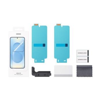 Samsung Galaxy S25 SM-S931, Kijelzővédő fólia (az íves részre nem hajlik rá!), Clear Prémium, gyári, 2 db / csomag kép