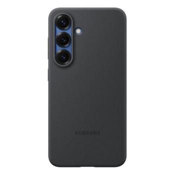 Samsung Galaxy S25 SM-S931, Szilikon tok, fekete, gyári kép