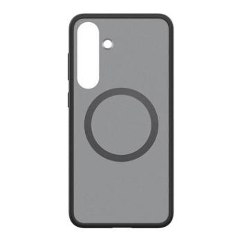 Samsung Galaxy S25 SM-S931, Szilikon tok + műanyag hátlap, közepesen ütésálló, légpárnás sarok, Magsafe töltővel kompatibilis, Samsung Spigen Capella, áttetsző/fekete, gyári kép